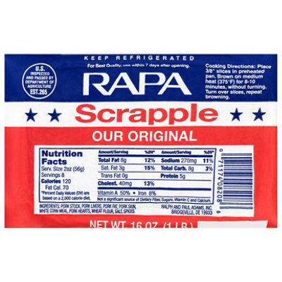 Rapa Scrapple Our Original - 16 Oz - Image 2
