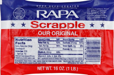 Rapa Scrapple Our Original - 16 Oz - Image 1