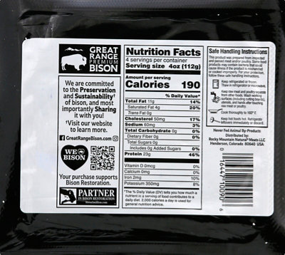 Great Range Bison Ground Bison - 16 Oz - Image 6