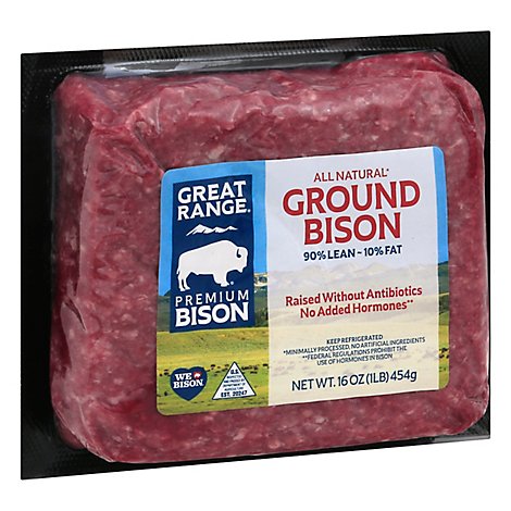 Great Range Bison Ground Bison - 16 Oz