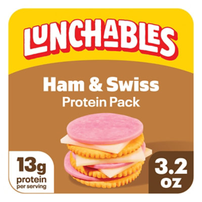 Lunchables Ham & Swiss Cracker Stackers Snack Kit