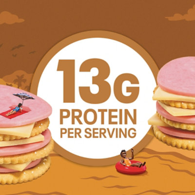 Lunchables Ham & Swiss Cracker Stackers Snack Kit - 3.2 Oz Tray - Image 4
