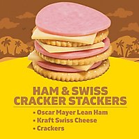 Lunchables Ham & Swiss Cheese Snack Kit with Crackers Tray - 3.2 Oz - Image 2