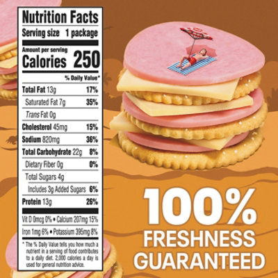 Lunchables Ham & Swiss Cracker Stackers Snack Kit - 3.2 Oz Tray - Image 5