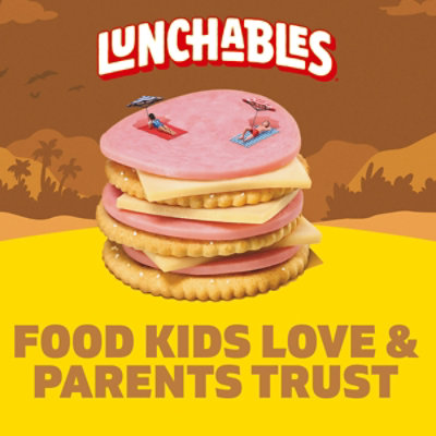 Lunchables Ham & Swiss Cheese Snack Kit with Tray - 3.2 Oz - Shaw's