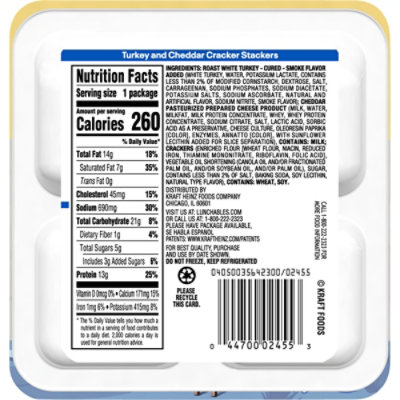 Lunchables Turkey and Cheddar Cracker Stackers - 3.2 Oz - Image 7