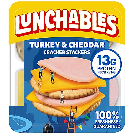 Lunchables Turkey and Cheddar Cracker Stackers Tray - 3.2 Oz - Image 3