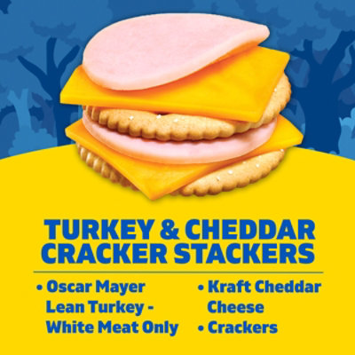 Lunchables Turkey and Cheddar Cracker Stackers - 3.2 Oz - Image 2