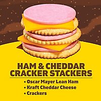 Lunchables Ham & Cheddar Cheese Snack Kit with Crackers Tray - 3.2 Oz - Image 5