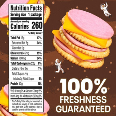 Lunchables Ham & Cheddar Cracker Stackers Snack Kit - 3.2 Oz - Image 4