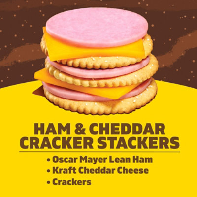 Lunchables Ham & Cheddar Cracker Stackers Snack Kit - 3.2 Oz - Image 5