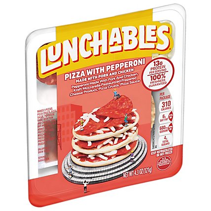 Lunchables Pizza with Pepperoni Snack Kit Tray - 4.3 Oz - Image 9
