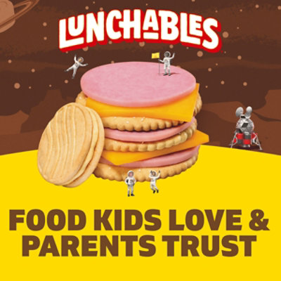 Lunchables Ham and Cheddar Cracker Stackers with Vanilla Creme Cookies - 3.5 Oz - Image 5