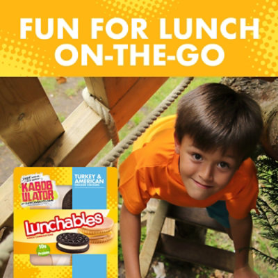 Lunchables Turkey and American Cracker Stackers with Chocolate Creme Cookies - 3.4 Oz - Image 2