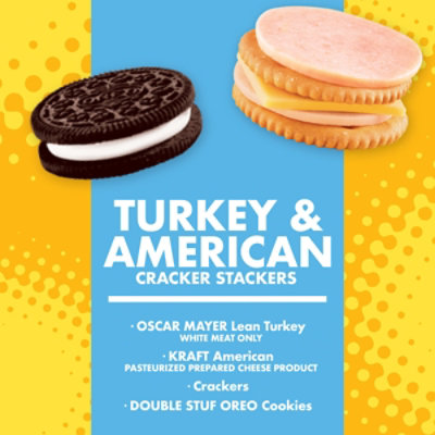 Lunchables Turkey and American Cracker Stackers with Chocolate Creme Cookies - 3.4 Oz - Image 3