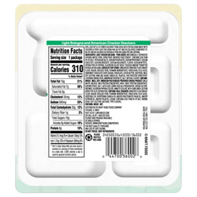 Lunchables Light Bologna & American Cracker Stackers with Chocolate Chip Cookies - 3.1 Oz - Image 8