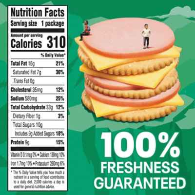 Lunchables Light Bologna & American Cracker Stackers with Chocolate Chip Cookies - 3.1 Oz - Image 5