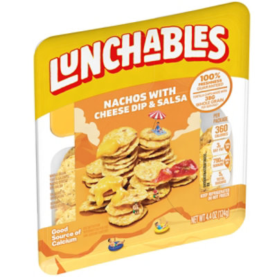 Lunchables Nachos Cheese Dip & Salsa Snack Kit Tray - 4.4 Oz - Image 7