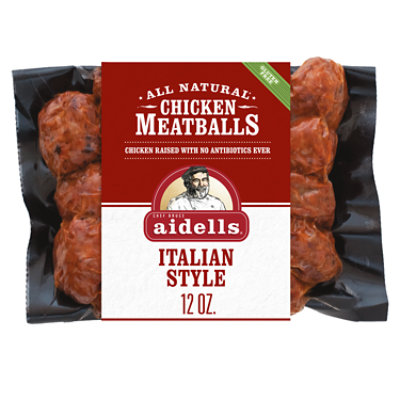 Aidells Italian Style & Mozzarella Cheese Chicken Meatballs - 12 Oz - Image 1