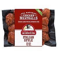 Aidells Chicken Meatballs Italian Style with Mozzarella Cheese - 12 Oz - Image 1