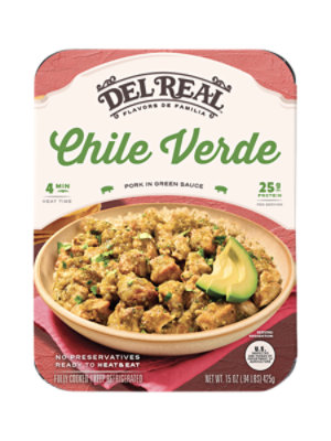 Del Real Chili Verde - 16 Oz - Image 1