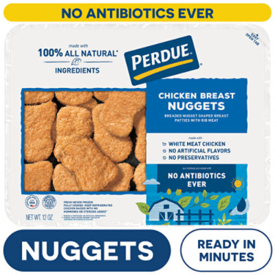 PERDUE Breaded Chicken Breast Nuggets No Antibiotics Ever Refrigerated Traypack - 12 Oz - Image 2