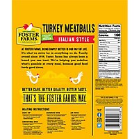 Foster Farms Turkey Meatballs Italian Style - 32 Oz - Image 6