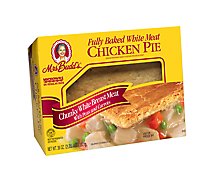 Mrs. Budds Fully Baked White Meat Chicken Pie With Peas And Carrots - 36 Oz.