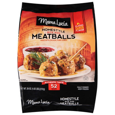 Mama Lucia Meatballs Cocktail Size Homestyle - 26 Oz - Image 3