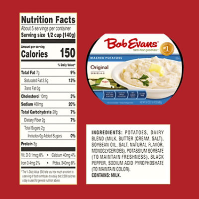 Bob Evans Mashed Potatoes Original - 24 Oz - Image 7