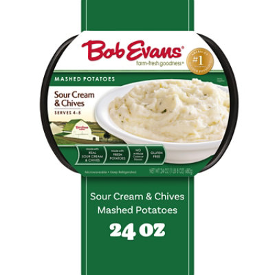 Bob Evans Mashed Potatoes Sour Cream & Chives - 24 Oz - Image 2