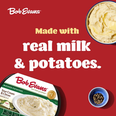 Bob Evans Mashed Potatoes Sour Cream & Chives - 24 Oz - Image 3