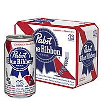 Pabst Blue Ribbon Beer Lager Cans - 12-12 Fl. Oz. - Image 2