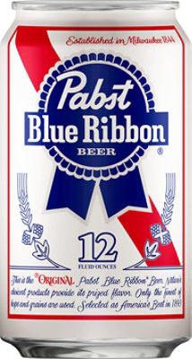 Pabst Blue Ribbon Beer Lager Cans - 12-12 Fl. Oz. - Image 2