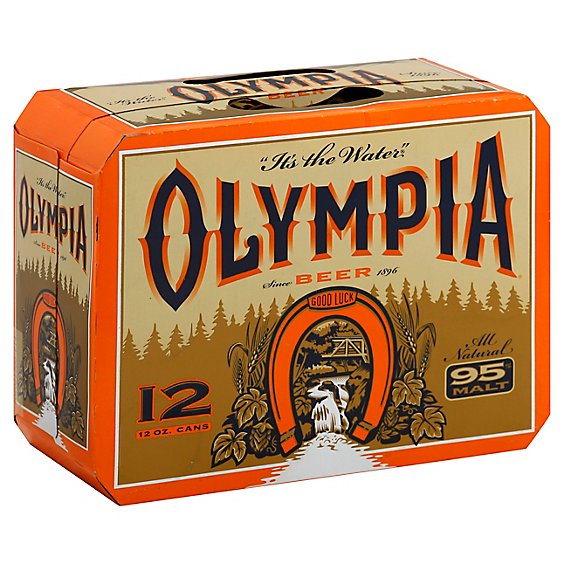 Olympia Beer Cans - 12-12 Fl. Oz.