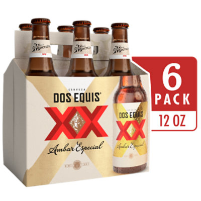 Dos Equis Ambar Mexican Lager Beer Bottles - 6-12 Fl. Oz. - Image 3