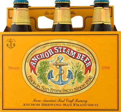 Anchor Steam Ale Beer Bottles - 6-12 Fl. Oz. - Image 4