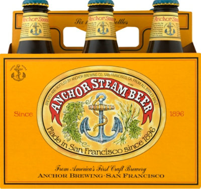 Anchor Steam Ale Beer Bottles - 6-12 Fl. Oz. - Image 2