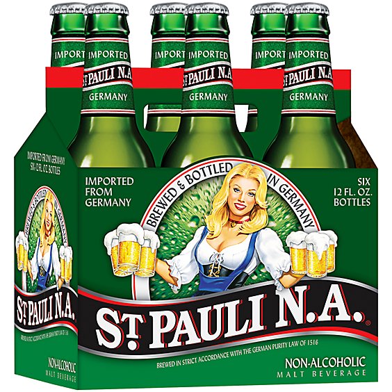 St. Pauli Girl Non Alcoholic Pilsner Bottles - 6-12 Fl. Oz.