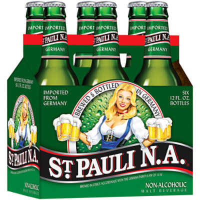 St Pauli Girl Non-Alcoholic Beer Bottles - 6-12 Fl. Oz.