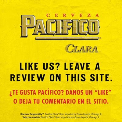 Pacifico Clara  4.4% ABV Lager Mexican Beer Bottle - 6-12 Fl. Oz. - Image 4