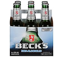 Becks Beer Non-Alcoholic Bottles - 6-12 Fl. Oz.