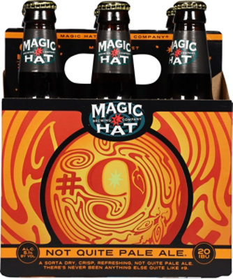 Magic Hat Not Quite Pale Ale Beer Bottles - 6-12 Fl. Oz. - Image 4