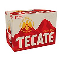 Tecate Original Mexican Lager Beer Cans - 30-12 Fl. Oz. - Image 1