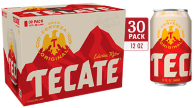 Tecate Beer Cans - 30-12 Fl. Oz.