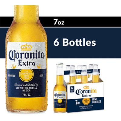 Corona Extra Coronita Lager Mexican Beer 4.6% ABV Bottle - 6-7 Fl. Oz. - Image 1