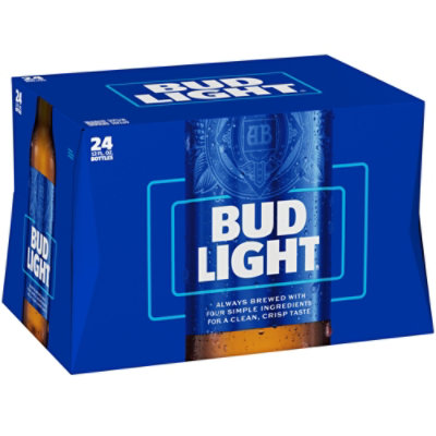 Bud Light American Lager Beer in Bottles - 24 - 12 Fl. Oz. - Image 2