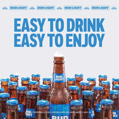Bud Light American Lager Beer in Bottles - 24 - 12 Fl. Oz. - Image 4