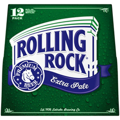 Rolling Rock Extra Pale Beer Bottles - 12-12 Fl. Oz. - Image 3