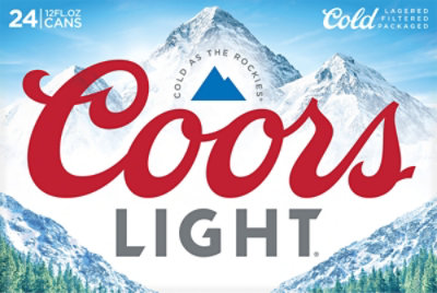 Coors Light American Style Light Lager Beer 4.2% ABV Cans - 24-12 Fl. Oz. - Image 6